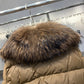 2023 Winter Puffer Jacket Women Large Real Raccoon Fur Collar Short Female Parkas Thick Warm 90% Goose Down Coat Loose