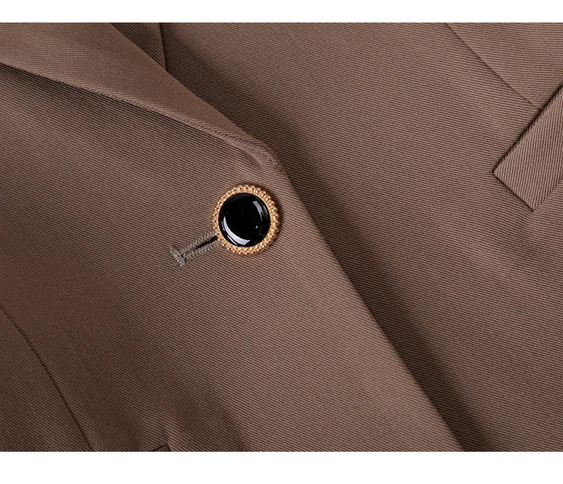 NAVIU Blue Blazer Women 2023 New Autumn Temperament Loose Slim Casual Jacket Office Ladies Work Coat Tops