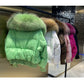 2023 Winter Puffer Jacket Women Large Real Raccoon Fur Collar Short Female Parkas Thick Warm 90% Goose Down Coat Loose