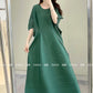 Miyake Pleated Dress for Women in 2024 Summer, New Niche Design, High-end Temperament, Women's Long Dress
