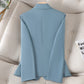 NAVIU Blue Blazer Women 2023 New Autumn Temperament Loose Slim Casual Jacket Office Ladies Work Coat Tops