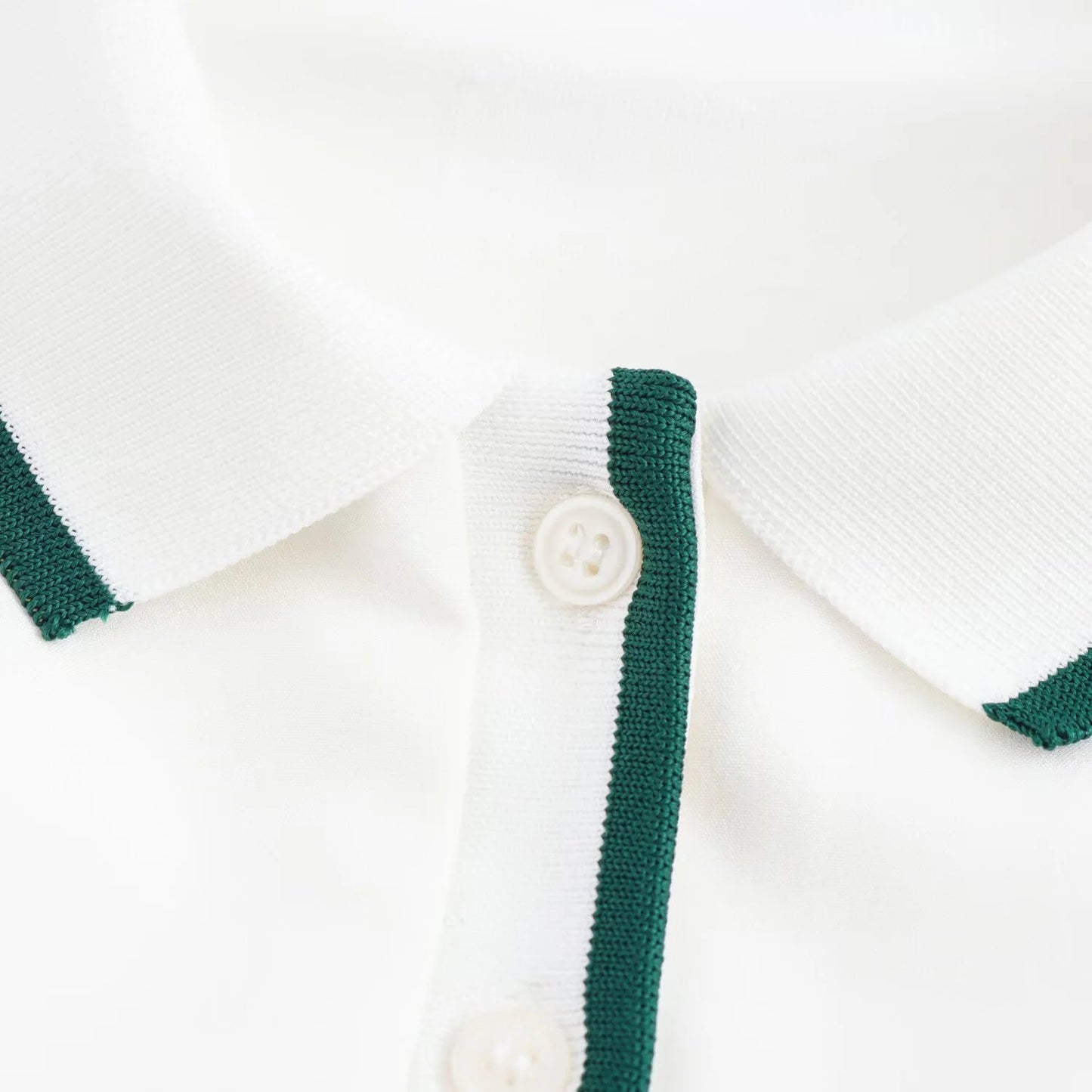 2025 Spring New Women's Fashion Style Sweet and Simple Wave Style Wide Swing Ribbed Short Dress