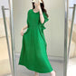 Miyake Pleated Dress for Women in 2024 Summer, New Niche Design, High-end Temperament, Women's Long Dress