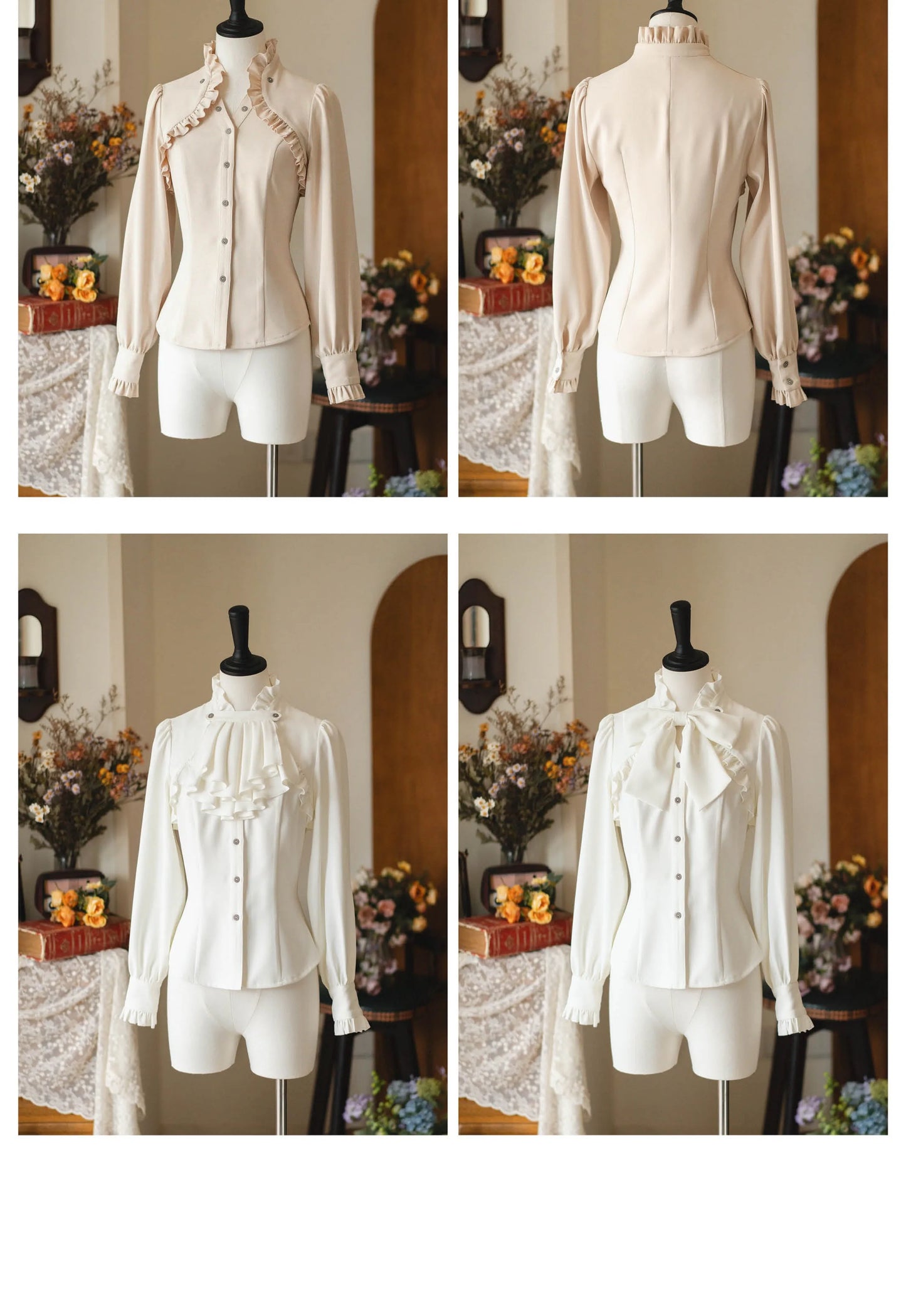 Original Retro Skirt Set Outfits New Spring Women's Stand Collar Long Sleeve Shirt Small Cape Coat Elegant Classical Long Skirt