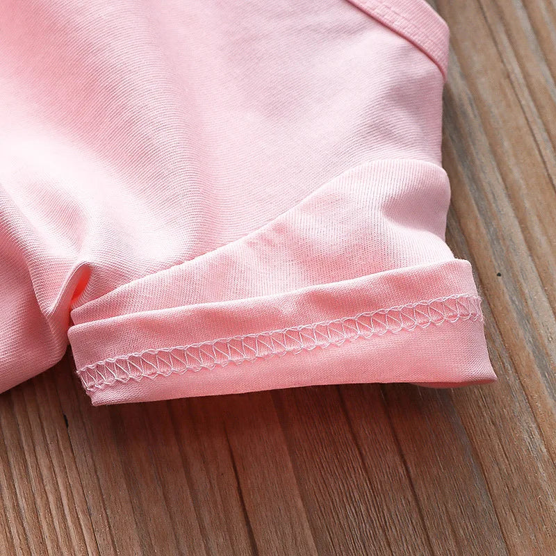 2024 Summer Baby Girls Cartoon Unicorn Dress Cotton Mesh Party Princess Dresses For 2-6 Years Children Kids Clothes