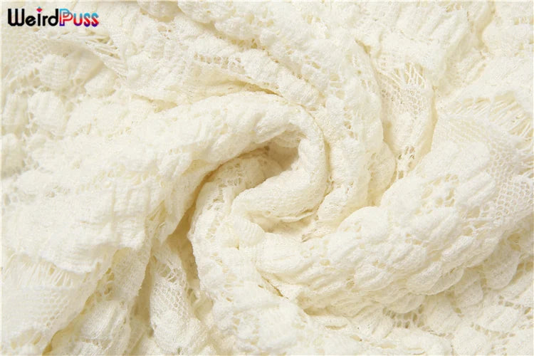 Weird Puss Sexy Tierred Women 2Piece Set Summer Elegant Thin Ruffles Tnak Top+Shorts Skirts Midnight Concert Party Matching Suit