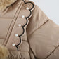 Children's Winter Clothing Girls Padded Thickened Fashion Cotton Jacket Trend Cotton Jacket Plush Hooded Outdoor Coat