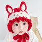 New Cute Rabbit Baby Hat With Ears Winter Warm Newborn Boys Girls Cap Beanies Soft Ear Protection Infant Toddler Hat Bonnet