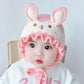 New Cute Rabbit Baby Hat With Ears Winter Warm Newborn Boys Girls Cap Beanies Soft Ear Protection Infant Toddler Hat Bonnet