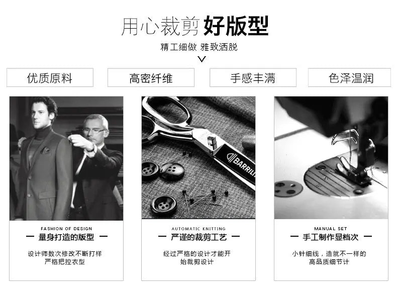 Classic Mens Office Dress Jackets Quality Casual Business Lapel Windbreak Coats Top Autumn Winter Blended Wool Jacket Streetwear