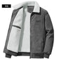 Jacket Mens autumn Winter New mens jacket collar Solid color Corduroy Jackets men business casual coat Men's coats M-4XL 5XL2202