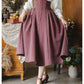 Original Retro Skirt Set Outfits New Spring Women's Stand Collar Long Sleeve Shirt Small Cape Coat Elegant Classical Long Skirt