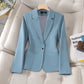NAVIU Blue Blazer Women 2023 New Autumn Temperament Loose Slim Casual Jacket Office Ladies Work Coat Tops
