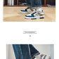 Men's thick soled casual shoes four seasonal soft soled comfortable outdoor walking shoes fashion Breathable student board shoes