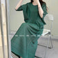 Miyake Pleated Dress for Women in 2024 Summer, New Niche Design, High-end Temperament, Women's Long Dress