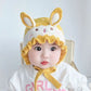 New Cute Rabbit Baby Hat With Ears Winter Warm Newborn Boys Girls Cap Beanies Soft Ear Protection Infant Toddler Hat Bonnet