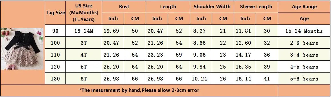 2024 New Fall\Winter Girl Dress Polka-Dot Mesh Casual Dresses 2-6Yrs Kids Birthday Princess Dress Long Sleeve Baby Girls Clothes
