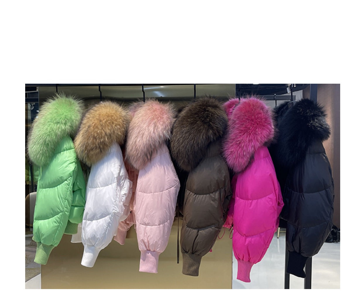2023 Winter Puffer Jacket Women Large Real Raccoon Fur Collar Short Female Parkas Thick Warm 90% Goose Down Coat Loose