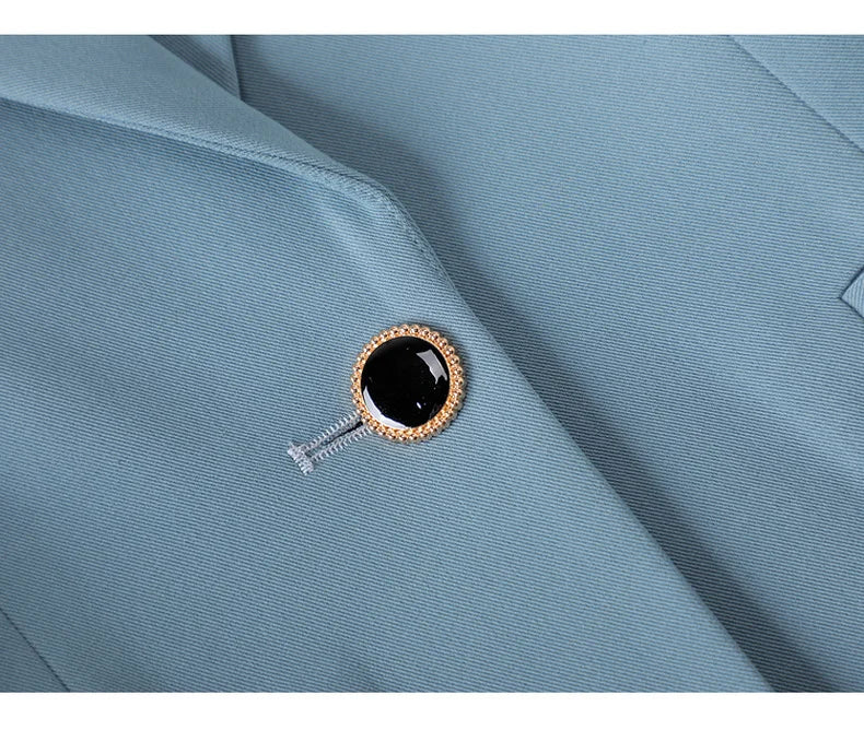 NAVIU Blue Blazer Women 2023 New Autumn Temperament Loose Slim Casual Jacket Office Ladies Work Coat Tops