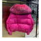 2023 Winter Puffer Jacket Women Large Real Raccoon Fur Collar Short Female Parkas Thick Warm 90% Goose Down Coat Loose