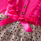 2024 New Fall\Winter Girl Dress Polka-Dot Mesh Casual Dresses 2-6Yrs Kids Birthday Princess Dress Long Sleeve Baby Girls Clothes