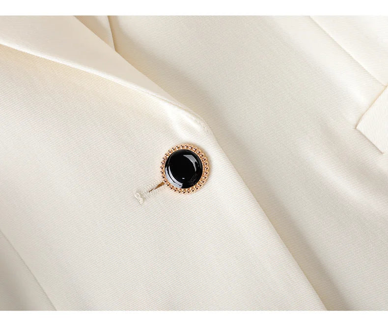 NAVIU Blue Blazer Women 2023 New Autumn Temperament Loose Slim Casual Jacket Office Ladies Work Coat Tops