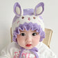 New Cute Rabbit Baby Hat With Ears Winter Warm Newborn Boys Girls Cap Beanies Soft Ear Protection Infant Toddler Hat Bonnet
