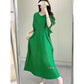 Miyake Pleated Dress for Women in 2024 Summer, New Niche Design, High-end Temperament, Women's Long Dress
