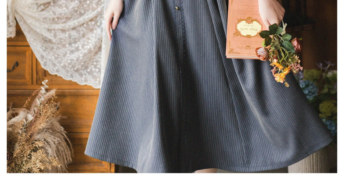 Original Retro Skirt Set Outfits New Spring Women's Stand Collar Long Sleeve Shirt Small Cape Coat Elegant Classical Long Skirt