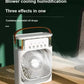 New 3 In 1 Fan AIr Conditioner Household Mini Air Cooler LED Night Light Portable Humidifier Air Adjustment Fan Office Home Fan