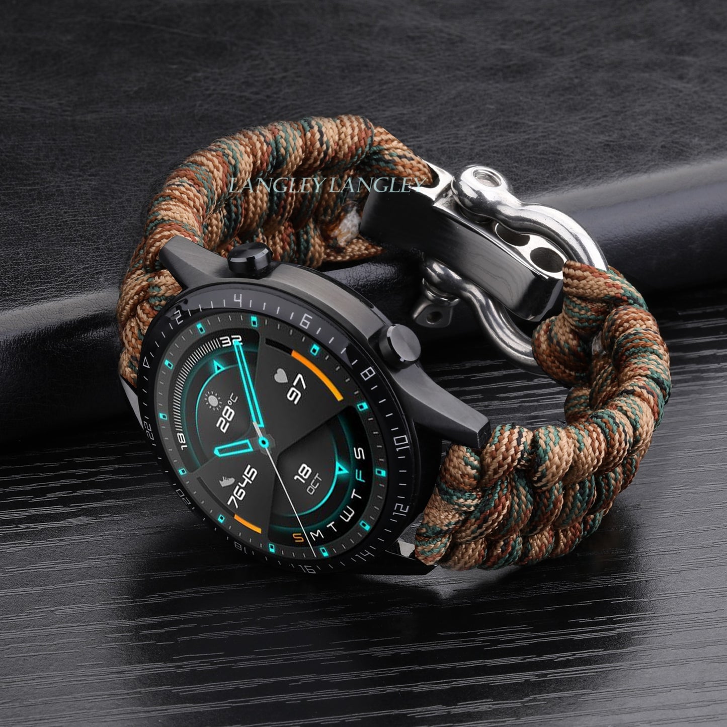 Nylon Strap for Samsung Galaxy Watch 3 41mm 45mm Band 42mm 46mm strap for huawei gt 2 42 mm Adjustable Buckle Rope watch band