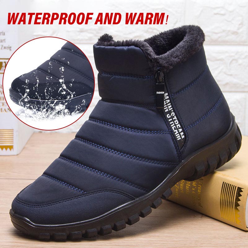2022 winter boots men waterproof snow men shoes flat Casual Winter Shoes Ankle Boots for Women plus Size Couple shoes