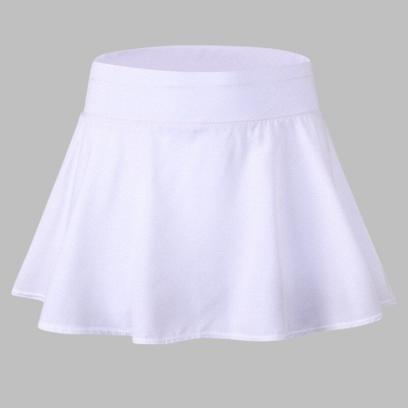 Women's Short Skirt with Pockets High Waist Dress Skirt Shorts Underpants for Badminton Tennis Sports Uniform Girl's Golf Wear