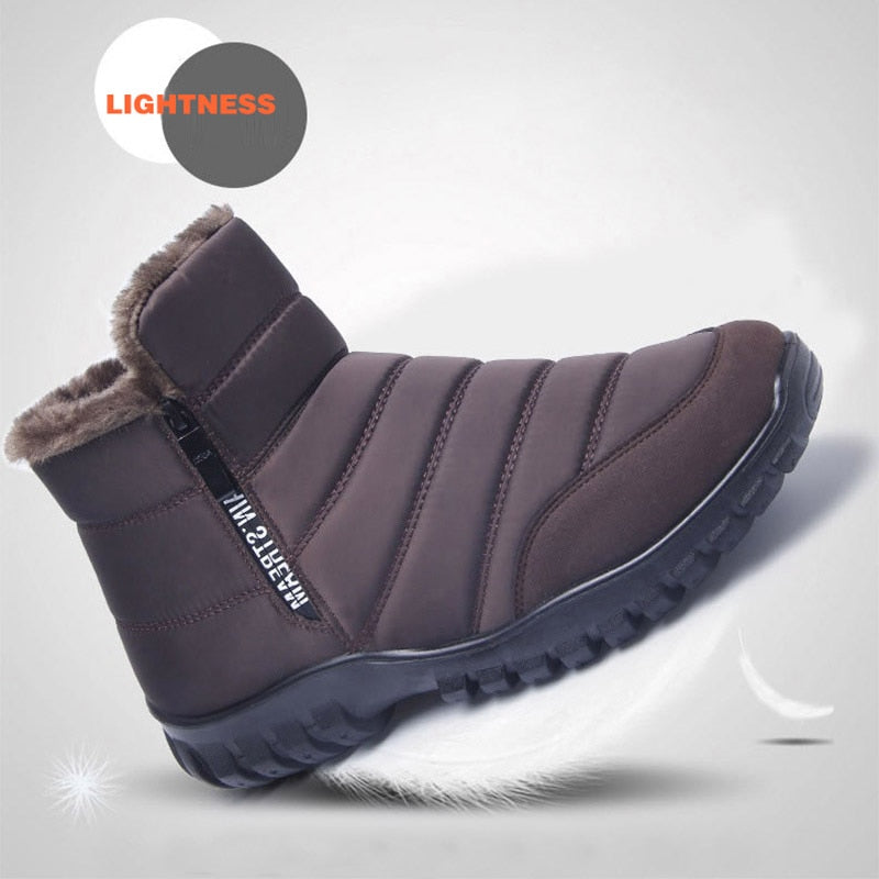 2022 winter boots men waterproof snow men shoes flat Casual Winter Shoes Ankle Boots for Women plus Size Couple shoes