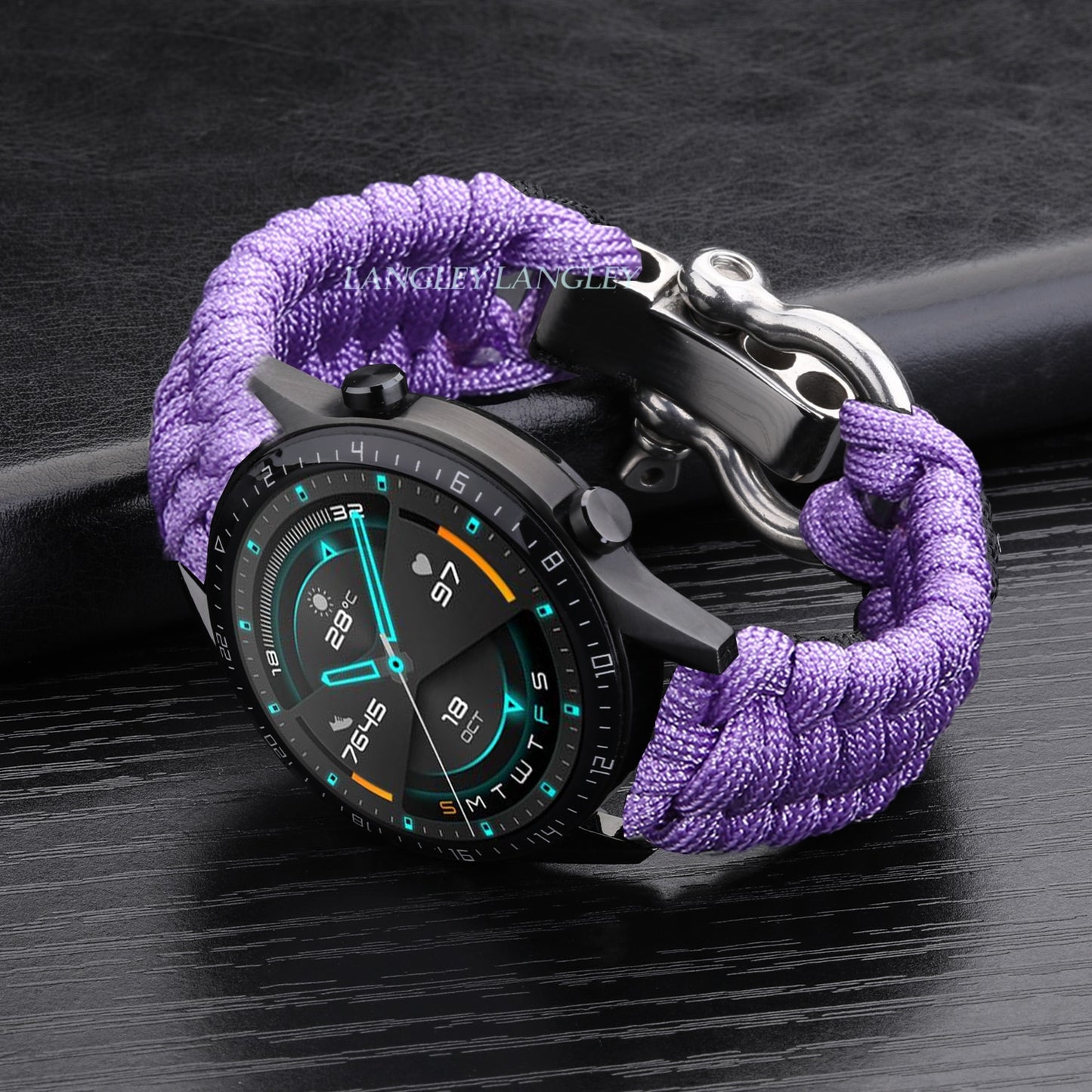 Nylon Strap for Samsung Galaxy Watch 3 41mm 45mm Band 42mm 46mm strap for huawei gt 2 42 mm Adjustable Buckle Rope watch band