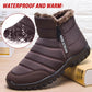 2022 winter boots men waterproof snow men shoes flat Casual Winter Shoes Ankle Boots for Women plus Size Couple shoes