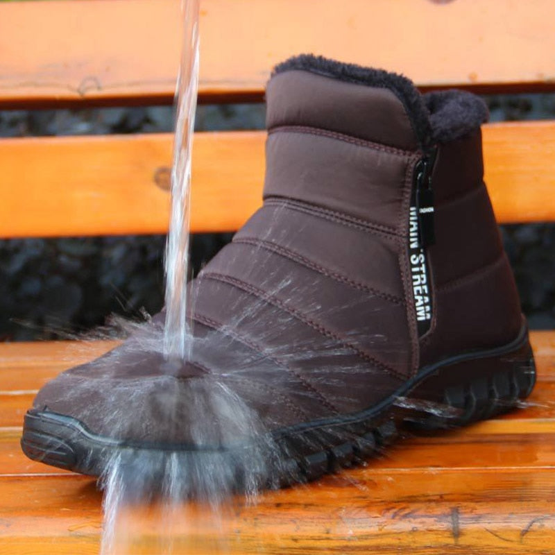 2022 winter boots men waterproof snow men shoes flat Casual Winter Shoes Ankle Boots for Women plus Size Couple shoes