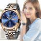 2022 LIGE New Rose Gold Women Watch Business Quartz Watch Ladies Top Brand Luxury Female Wrist Watch Girl Clock Relogio Feminin