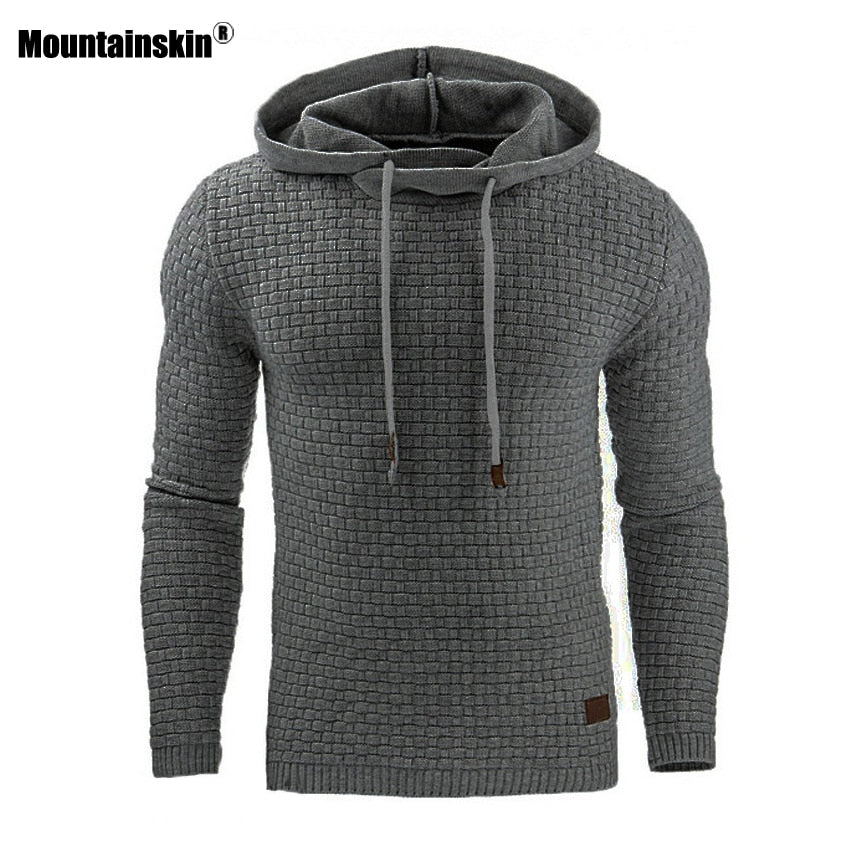 Mountainskin Hoodies Men Hoody Male Long Sleeve Solid Color Hooded Men&#39;s Sweatshirt Mens Hoodie Tracksuit Casual Coat SA437