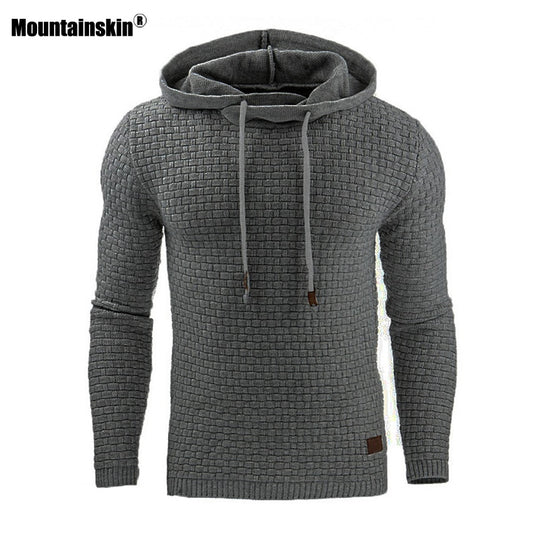 Mountainskin Hoodies Men Hoody Male Long Sleeve Solid Color Hooded Men&#39;s Sweatshirt Mens Hoodie Tracksuit Casual Coat SA437