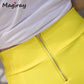 Magiray High Waist Elastic Pencil Skirt Female Bodycon Skirts Womens Summer 2020 Knee Length Back Split Ladies Office Saia C571