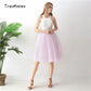 Gothic 7 Layers 65cm Mix Colors Tutu Tulle Skirt Women Streetwear High Waist Pleated Midi Skirts spudniczki jupe rokken faldas
