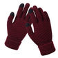 Winter Touch Screen Gloves Men Women Warm Stretch Knit Full Finger Imitation Wool Mittens Guantes Magic Crochet Luvas Thicken