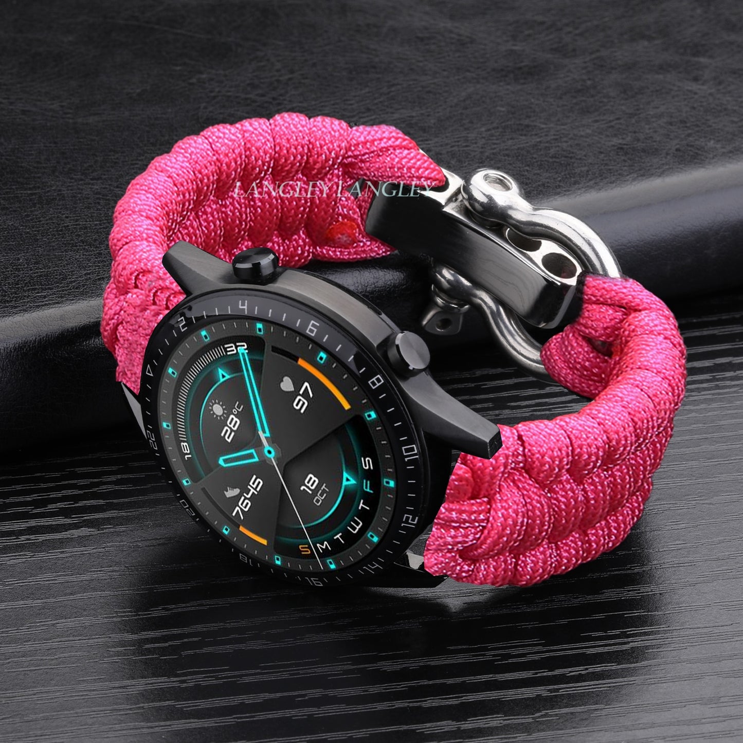 Nylon Strap for Samsung Galaxy Watch 3 41mm 45mm Band 42mm 46mm strap for huawei gt 2 42 mm Adjustable Buckle Rope watch band