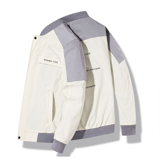 High Quality Fashion Spring Autumn Men SportWear Jacket  Windbreaker Outdoor Bomber Jacket For Men Streetwear