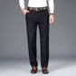 2022 Autumn New Men&#39;s Business Straight Loose Casual Pants Classic Style Black Stretch Pants Male Brand Clothes