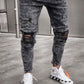 Mens Stretchy Skinny Ripped Jeans Men Slim Fit Denim High Quality Jean Fashion Sweatpants Hip hop Trousers Jogger Pencil Pants